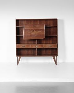 GARIBOLDI GIOVANNI (1908 - 1971) : attribuito. Libreria  - Asta Asta 371 | DESIGN E ARTI DECORATIVE DEL NOVECENTO Online - Associazione Nazionale - Case d'Asta italiane