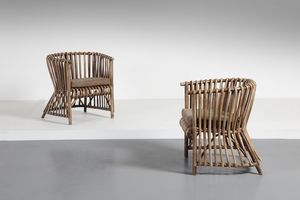 MANIFATTURA ITALIANA - Coppia di poltrone