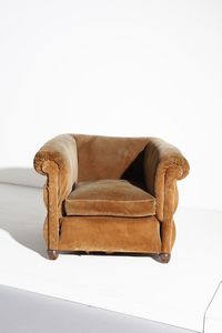 ULRICH GUGLIELMO (1904 - 1977) : attribuito. Coppia di poltrone  - Asta Asta 371 | DESIGN E ARTI DECORATIVE DEL NOVECENTO Online - Associazione Nazionale - Case d'Asta italiane