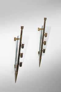 CHIESA PIETRO (1892 - 1948) - Coppia di lampade da parete per Fontana Arte