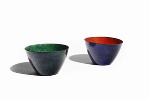 DE POLI PAOLO (1905 - 1996) - Coppia di ciotole