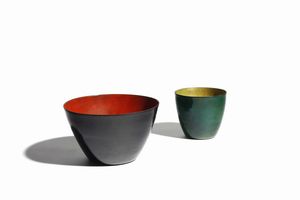 DE POLI PAOLO (1905 - 1996) - Coppia di ciotole