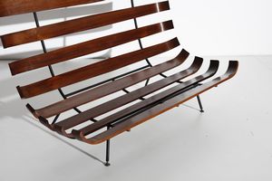 HAUNER CARLO  (1927 - 1996) : Divano Costela per Forma Mompiano Brescia  - Asta Asta 371 | DESIGN E ARTI DECORATIVE DEL NOVECENTO Online - Associazione Nazionale - Case d'Asta italiane
