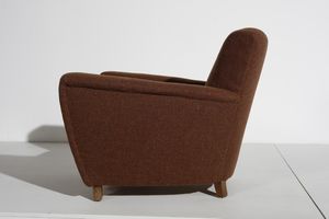 ULRICH GUGLIELMO (1904 - 1977) : attribuito. Coppia di poltrone  - Asta Asta 371 | DESIGN E ARTI DECORATIVE DEL NOVECENTO Online - Associazione Nazionale - Case d'Asta italiane