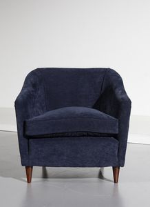 PONTI GIO (1891 - 1979) : attribuito. Coppia di poltrone per Casa e Giardino  - Asta Asta 371 | DESIGN E ARTI DECORATIVE DEL NOVECENTO Online - Associazione Nazionale - Case d'Asta italiane