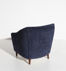 PONTI GIO (1891 - 1979) : attribuito. Coppia di poltrone per Casa e Giardino  - Asta Asta 371 | DESIGN E ARTI DECORATIVE DEL NOVECENTO Online - Associazione Nazionale - Case d'Asta italiane