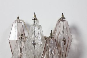 SCARPA CARLO (1906 - 1978) : Applique Poliedri per Venini  - Asta Asta 371 | DESIGN E ARTI DECORATIVE DEL NOVECENTO Online - Associazione Nazionale - Case d'Asta italiane