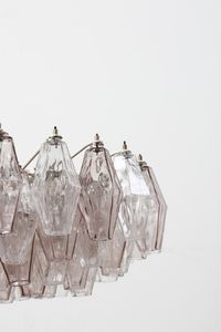 SCARPA CARLO (1906 - 1978) : Lampada a sospensione Poliedri per Venini  - Asta Asta 371 | DESIGN E ARTI DECORATIVE DEL NOVECENTO Online - Associazione Nazionale - Case d'Asta italiane