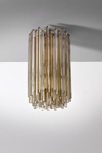 VENINI PAOLO (1895 - 1959) - Lampada a sospensione Trilobo per Venini