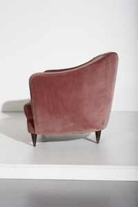 MANIFATTURA ITALIANA : Coppia di poltrone  - Asta Asta 371 | DESIGN E ARTI DECORATIVE DEL NOVECENTO Online - Associazione Nazionale - Case d'Asta italiane