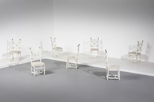 GASPARUCCI ITALO - Sette sedie