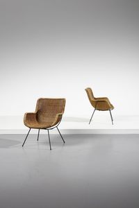 MANIFATTURA ITALIANA - Coppia di poltrone