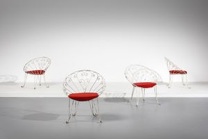 MANIFATTURA ITALIANA - Quattro poltrone da giardino