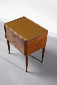 MANIFATTURA ITALIANA : Coppia di comodini  - Asta Asta 371 | DESIGN E ARTI DECORATIVE DEL NOVECENTO Online - Associazione Nazionale - Case d'Asta italiane