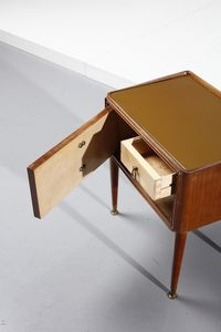 MANIFATTURA ITALIANA : Coppia di comodini  - Asta Asta 371 | DESIGN E ARTI DECORATIVE DEL NOVECENTO Online - Associazione Nazionale - Case d'Asta italiane