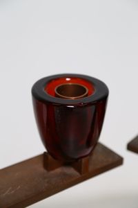 MANIFATTURA FRANCESE : Coppia di candelabri  - Asta Asta 371 | DESIGN E ARTI DECORATIVE DEL NOVECENTO Online - Associazione Nazionale - Case d'Asta italiane