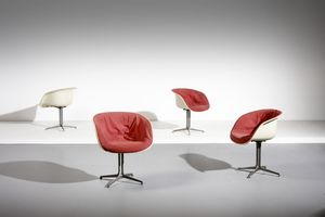 EAMES CHARLES & RAY (1907 - 1978) - attribuito. Quattro poltroncine