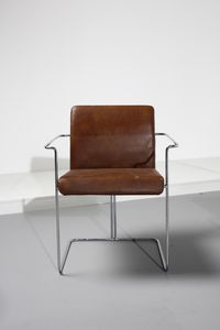 RADAELLI ERNESTO : Sei sedie P15 per Saporiti  - Asta Asta 371 | DESIGN E ARTI DECORATIVE DEL NOVECENTO Online - Associazione Nazionale - Case d'Asta italiane