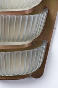 MANIFATTURA ITALIANA : Coppia di grandi appliques  - Asta Asta 371 | DESIGN E ARTI DECORATIVE DEL NOVECENTO Online - Associazione Nazionale - Case d'Asta italiane