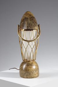 TURA ALDO (1909 - 1963) : Lampada da tavolo  - Asta Asta 371 | DESIGN E ARTI DECORATIVE DEL NOVECENTO Online - Associazione Nazionale - Case d'Asta italiane