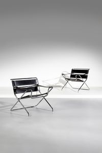BREUER MARCEL LAJOS (1902 - 1981) - Coppia di poltrone pieghevoli N. B4