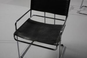 FALESCHINI GUIDO : Quattro sedie per Mariani  - Asta Asta 371 | DESIGN E ARTI DECORATIVE DEL NOVECENTO Online - Associazione Nazionale - Case d'Asta italiane