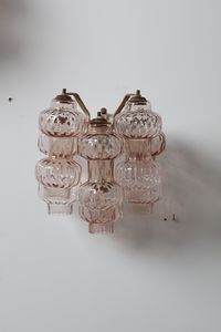 POLI GINO : Coppia di applique per Vetreria Aureliano Toso  - Asta Asta 371 | DESIGN E ARTI DECORATIVE DEL NOVECENTO Online - Associazione Nazionale - Case d'Asta italiane