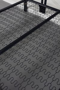 SCARPA AFRA (1937 -2011) & TOBIA (n. 1935) : Letto Vanessa per Gavina  - Asta Asta 371 | DESIGN E ARTI DECORATIVE DEL NOVECENTO Online - Associazione Nazionale - Case d'Asta italiane