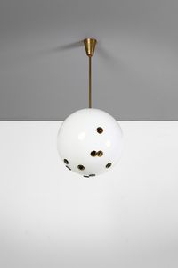 BROTTO ANGELO (1914 - 2002) - Lampada a sospensione con murrine