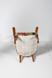 BUFFA PAOLO (1903 - 1970) : attribuito. Coppia di poltrone  - Asta Asta 371 | DESIGN E ARTI DECORATIVE DEL NOVECENTO Online - Associazione Nazionale - Case d'Asta italiane