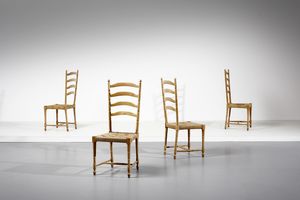 BUFFA PAOLO (1903 - 1970) - nello stile di. Quattro sedie