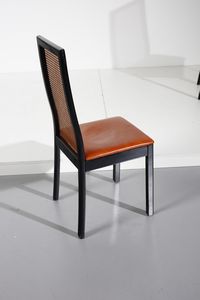 AGNOLI TITO (1931 - 2012) : Sei sedie 840 per Montina  - Asta Asta 371 | DESIGN E ARTI DECORATIVE DEL NOVECENTO Online - Associazione Nazionale - Case d'Asta italiane