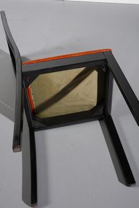 AGNOLI TITO (1931 - 2012) : Sei sedie 840 per Montina  - Asta Asta 371 | DESIGN E ARTI DECORATIVE DEL NOVECENTO Online - Associazione Nazionale - Case d'Asta italiane