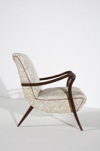 ULRICH GUGLIELMO (1904 - 1977) : attribuito. Coppia poltrone  - Asta Asta 371 | DESIGN E ARTI DECORATIVE DEL NOVECENTO Online - Associazione Nazionale - Case d'Asta italiane