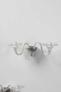 MANIFATTURA MURANESE : Coppia di appliques  - Asta Asta 371 | DESIGN E ARTI DECORATIVE DEL NOVECENTO Online - Associazione Nazionale - Case d'Asta italiane