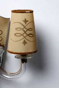 LANCIA EMILIO (1890 - 1973) : attribuito. Coppia di appliques  - Asta Asta 371 | DESIGN E ARTI DECORATIVE DEL NOVECENTO Online - Associazione Nazionale - Case d'Asta italiane