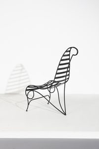 DUBREUIL ANDRE' (n. 1951) : Spine chair  - Asta Asta 371 | DESIGN E ARTI DECORATIVE DEL NOVECENTO Online - Associazione Nazionale - Case d'Asta italiane