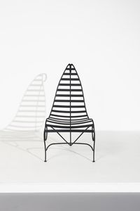 DUBREUIL ANDRE' (n. 1951) : Spine chair  - Asta Asta 371 | DESIGN E ARTI DECORATIVE DEL NOVECENTO Online - Associazione Nazionale - Case d'Asta italiane