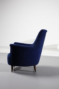 MANIFATTURA ITALIANA : Coppia di poltrone  - Asta Asta 371 | DESIGN E ARTI DECORATIVE DEL NOVECENTO Online - Associazione Nazionale - Case d'Asta italiane