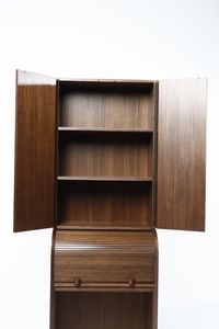 SCARPA AFRA (1937 -2011) & TOBIA (n. 1935) : attribuito. Mobile da soggiorno per Bernini  - Asta Asta 371 | DESIGN E ARTI DECORATIVE DEL NOVECENTO Online - Associazione Nazionale - Case d'Asta italiane