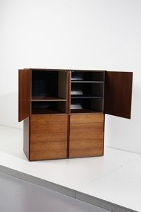 SCARPA AFRA (1937 -2011) & TOBIA (n. 1935) : attribuito Cassettiera per Bernini  - Asta Asta 371 | DESIGN E ARTI DECORATIVE DEL NOVECENTO Online - Associazione Nazionale - Case d'Asta italiane