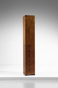 SCARPA AFRA (1937 -2011) & TOBIA (n. 1935) - attribuito. Mobile da soggiorno a colonna per Bernini