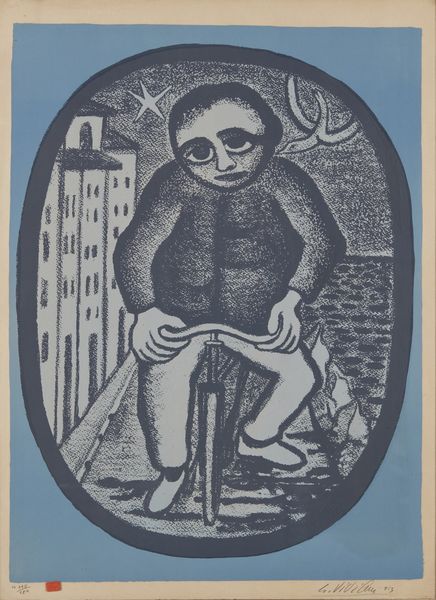 VIVIANI GIUSEPPE (1898 - 1965) : Uomo in bici.  - Asta Asta 372 | ARTE MODERNA E CONTEMPORANEA Virtuale - Associazione Nazionale - Case d'Asta italiane