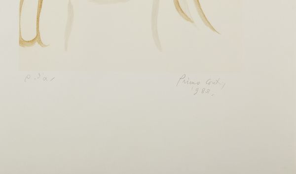 CONTI PRIMO (1900 - 1988) : Senza titolo.  - Asta Asta 372 | ARTE MODERNA E CONTEMPORANEA Virtuale - Associazione Nazionale - Case d'Asta italiane