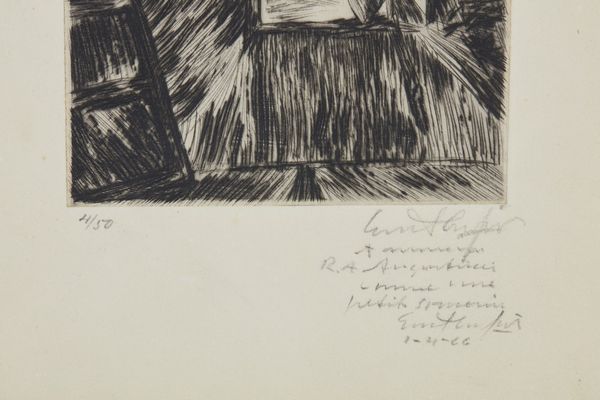 LUNDQUIST EVERT (1904 - 1994) : Senza titolo.  - Asta Asta 372 | ARTE MODERNA E CONTEMPORANEA Virtuale - Associazione Nazionale - Case d'Asta italiane