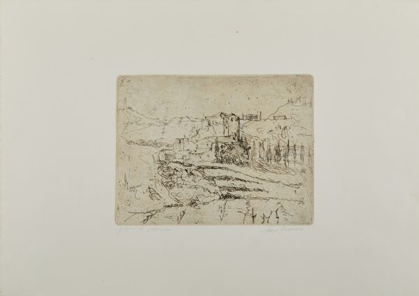 FARAONI ENZO (n. 1920) : Paesaggio con torre.  - Asta Asta 372 | ARTE MODERNA E CONTEMPORANEA Virtuale - Associazione Nazionale - Case d'Asta italiane