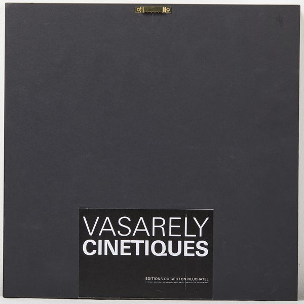 VASARELY VICTOR (1906 - 1997) : Senza titolo (Composizione cinetica, cerchio).  - Asta Asta 372 | ARTE MODERNA E CONTEMPORANEA Virtuale - Associazione Nazionale - Case d'Asta italiane