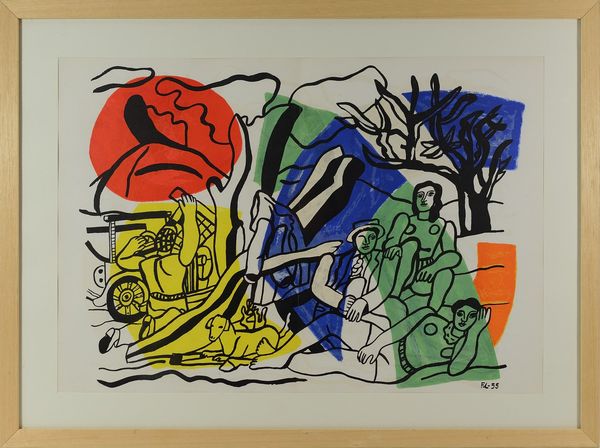 LEGER FERNAND (1881 - 1955) : Senza titolo.  - Asta Asta 372 | ARTE MODERNA E CONTEMPORANEA Virtuale - Associazione Nazionale - Case d'Asta italiane