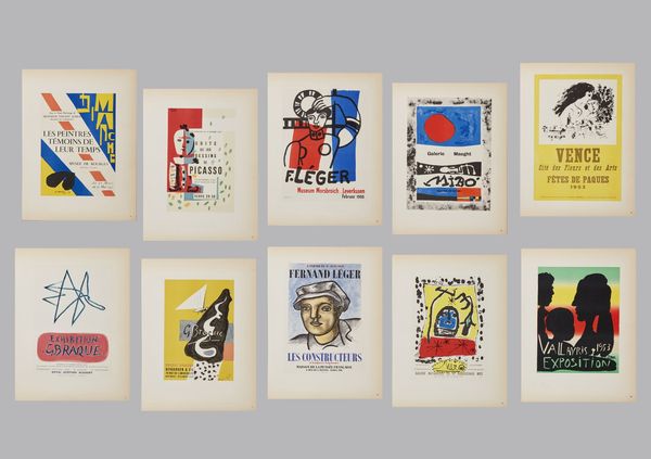 AUTORI VARI : Lotto composto da N. 10 fogli.  - Asta Asta 372 | ARTE MODERNA E CONTEMPORANEA Virtuale - Associazione Nazionale - Case d'Asta italiane