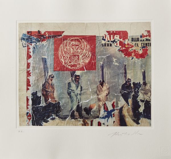 ROTELLA MIMMO (1918 - 2006) : Senza titolo.  - Asta Asta 372 | ARTE MODERNA E CONTEMPORANEA Virtuale - Associazione Nazionale - Case d'Asta italiane